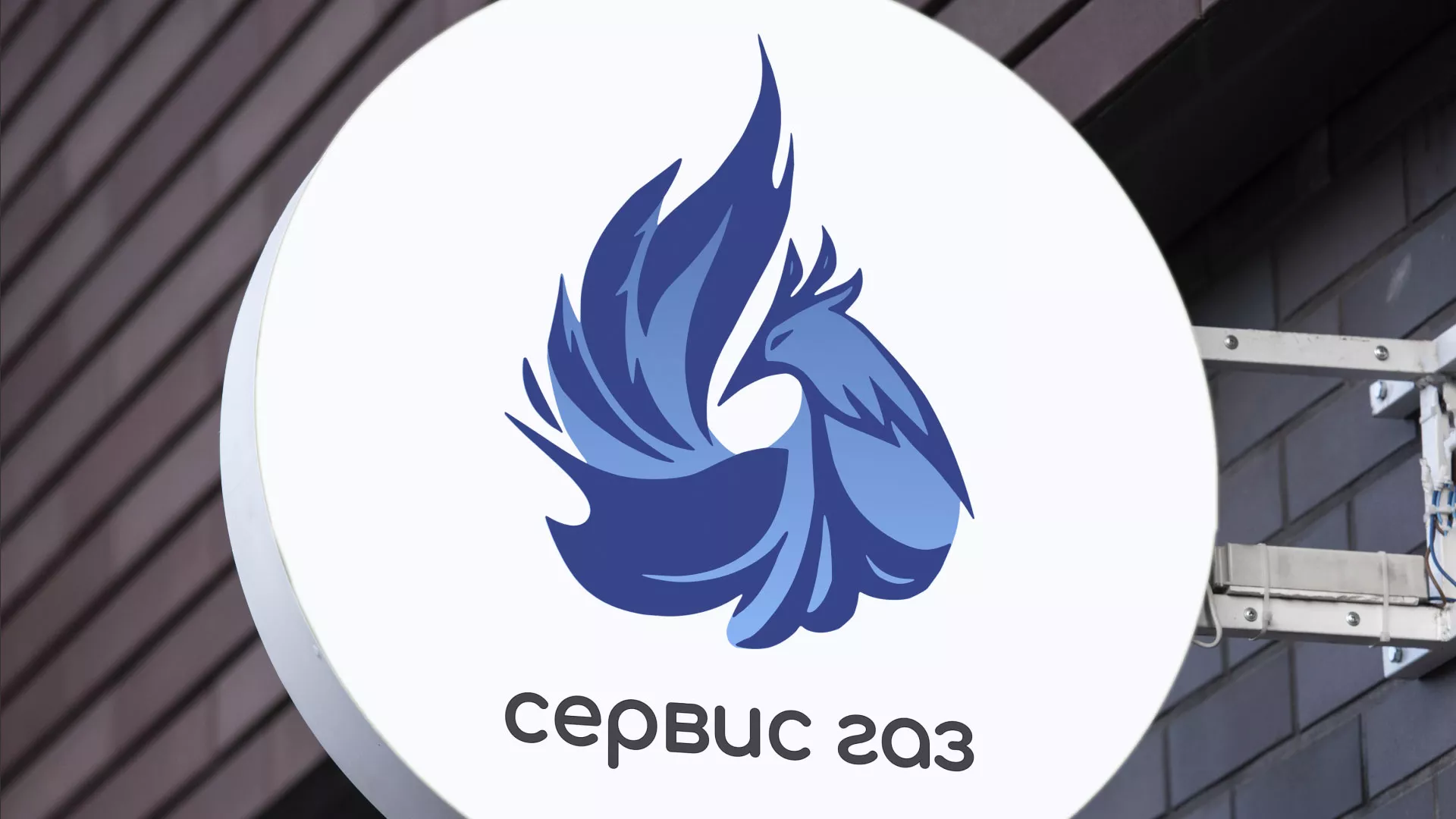 Создание логотипа «Сервис газ» в Пушкине